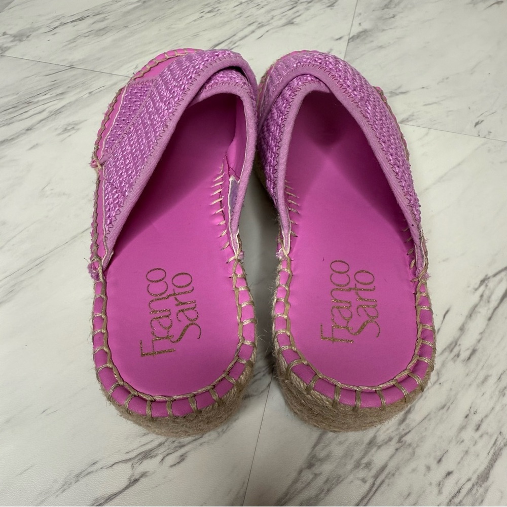Franco Sarto Pamala Espadrille Platform Wedge Sandal 7M - Picture 12 of 14
